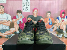 Nike Basketball Sneakers Camo Green Black Red