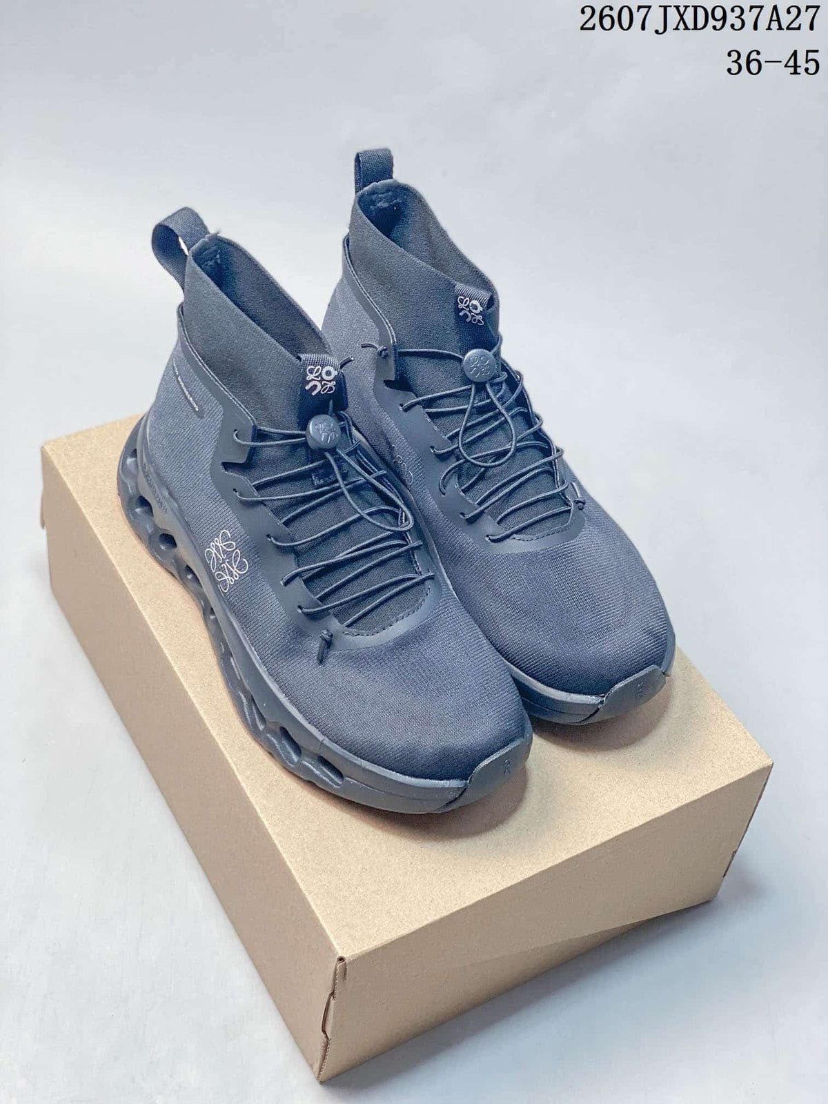 LOEWE x On Cloudtilt High-Top Sneakers Dark Gray JXD937A27