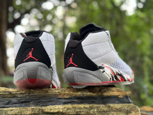 Jordan XXXVIII Basketball Shoes White Black Red