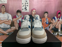 Nike Air Jordan 4 White Blue Grey Sneakers