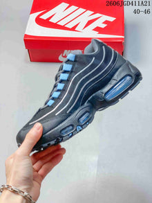 Nike Air Max 95 Sneakers in Charcoal and Blue