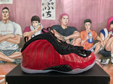 Nike Red and Black High-Top Sneakers