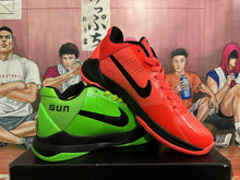 Nike Zoom Basketball Shoes in Red and Green