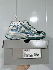 Balenciaga Runner Sneakers White Emerald Green 0623