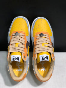 BAPE STA Low-Top Sneakers Grey Yellow