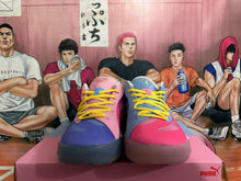 PUMA All-Pro NITRO Basketball Shoes Pink Blue Yellow