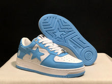 BAPE STA Low-Top Sneakers Blue and White