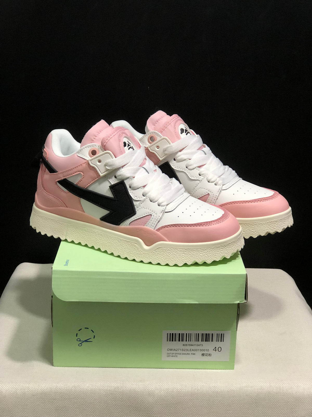 Off-White High-Top Sneakers Cherry Blossom Pink OWIA271S23LEA001000