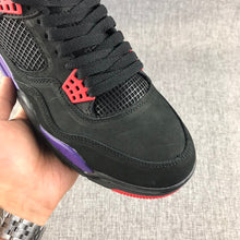 Jordan Air Jordan 4 Black Purple Red Sneakers