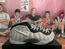 Nike Air Foamposite Sneakers Cream White Black Red