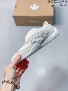 Descente Edge Court Retro Low-Top Sneakers White SP323LSN82
