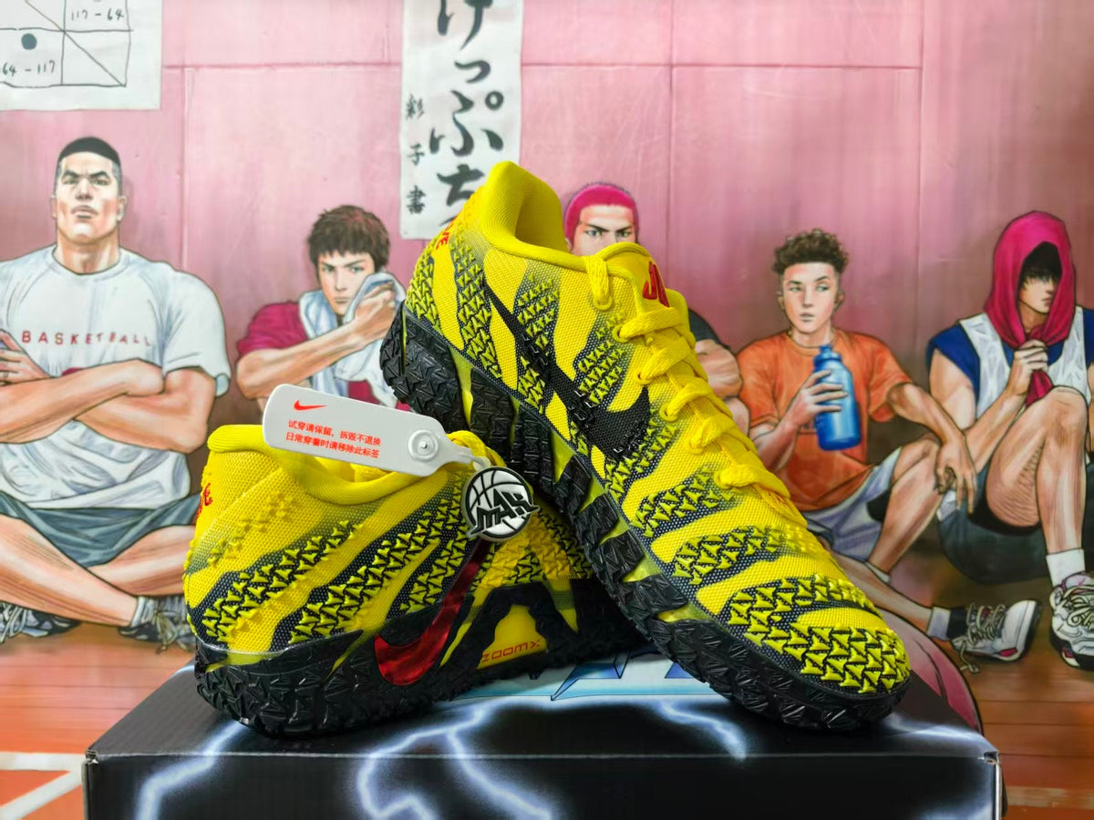 Nike LeBron 16 Low “Bruce Lee” Yellow Basketball Shoes