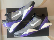 Nike Kobe 7 Basketball Shoes Gray Purple Black