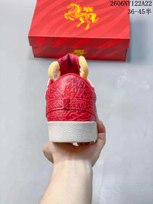 Nike Blazer Low Jumbo White and Red Sneakers 06NY122A22