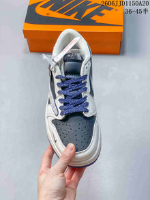 Jordan Air Jordan 1 Low Fragment Travis Scott Dior-Style Sneakers