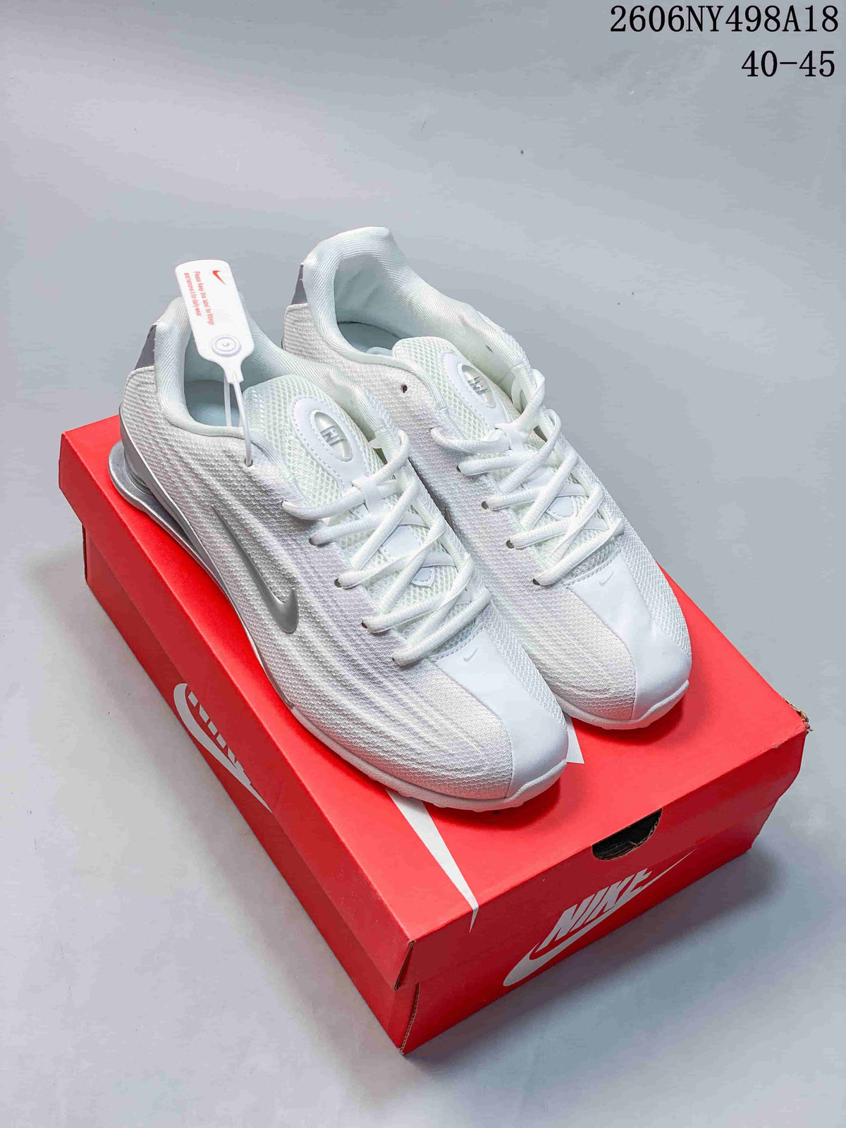 Nike Shox TL Men's Sneakers White Silver