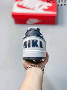 Nike Big Nike Low Lux Sneakers White and Black JD387A17