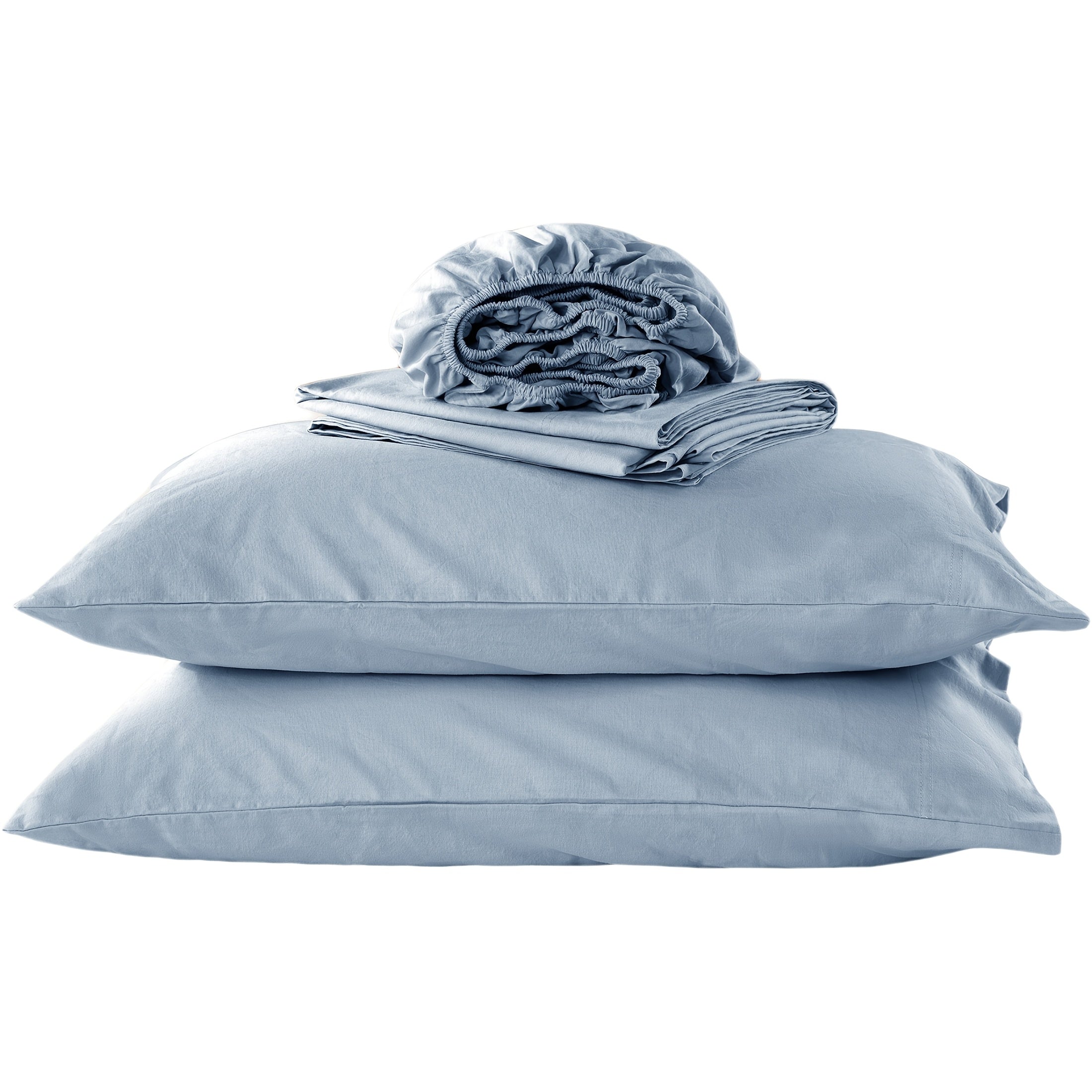 4pcs Sheet Set, Soft and Comfortable Home Bed Sheets, Non-fading Egyptian Cotton-linen Blend Bed Sheets, Deep Pocket 16in, Available for Multi-size Mattresses, All Seasons Use, Suitable for Travel, Hotels, Perfect Gifts