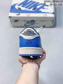 Jordan 1 Low Travis Scott Fragment Blue Sneakers