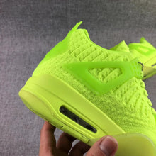 Jordan Air Jordan 4 Knit Fluorescent Green Sneakers