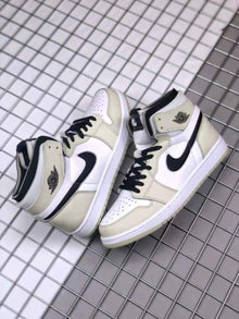 Nike Air Jordan 1 Zoom Comfort Sneakers White Gray Black CT0979-002