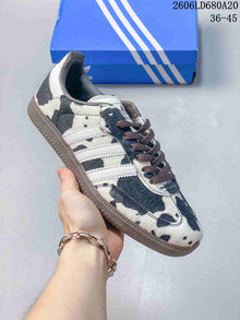Adidas Samba OG Cow Print Low-Top Sneakers KK2239