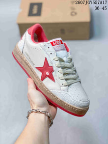 Golden Goose Ball Star Leather Low-Top Sneakers