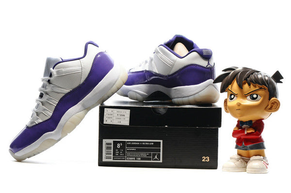 Jordan Air Jordan 11 Low Sneakers Purple White