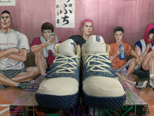 Nike Basketball Sneakers Off-White and Navy