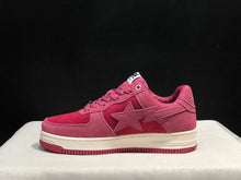 BAPE Bape Sta Low-Top Sneakers Pink and Cream