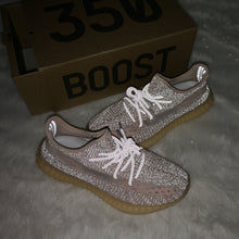 Yeezy 350 V2 Knit Sneakers in Taupe