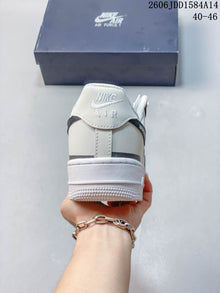 Nike Air Force 1 Low White Brown Sneakers