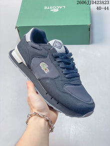 Lacoste JJD423A23 Casual Sneakers, Navy and Cream