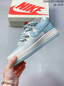 Nike Air Force 1 '07 Low Sneakers in Blue and White