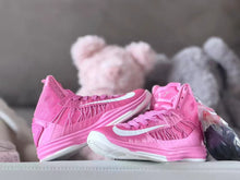 Nike LeBron 10 Pink Kids High-Top Basketball Shoes