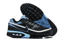 Nike Air Max Black and Light Blue Sneakers