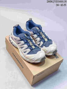 Salomon XT-3D Trail Running Shoes in Blue and Off-White
