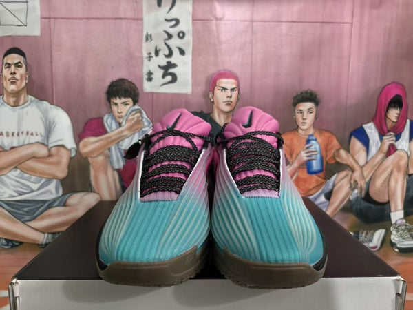 Nike ZoomX Basketball Shoes in Pink and Blue