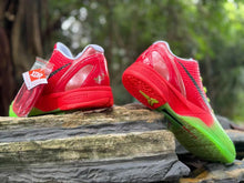 Nike Kobe 6 Basketball Shoes in Red and Volt Green