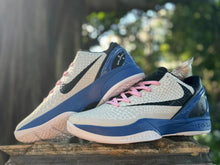 Nike Kobe 6 Basketball Shoes in White, Blue and Pink