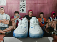 Nike GT Basketball Shoes White and Blue