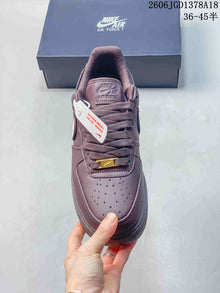 Nike Air Force 1 Low Sneakers in Mauve and White
