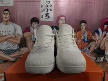 Nike High-Top Basketball Sneakers White Silver