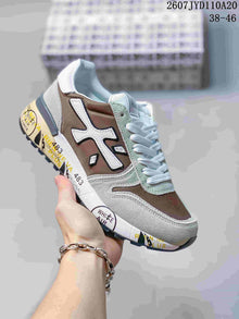 Premiata 712500UOI Men's Retro Casual Sneakers