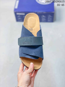 Birkenstock Boston Suede Sandals Blue 2607JXD295A15