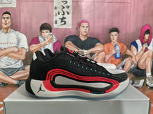 Jordan Black Red Basketball Sneakers