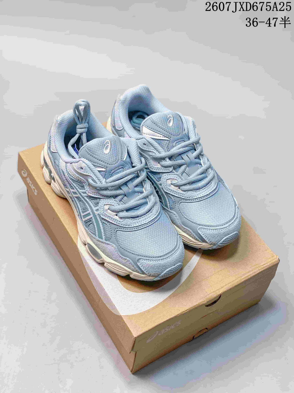ASICS GEL-NYC Blue-Gray Low-Top Sneakers