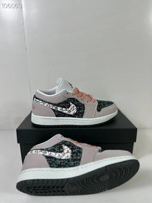 Jordan Air Jordan 1 Low SE GS Pink Floral Sneakers FJ3445-001