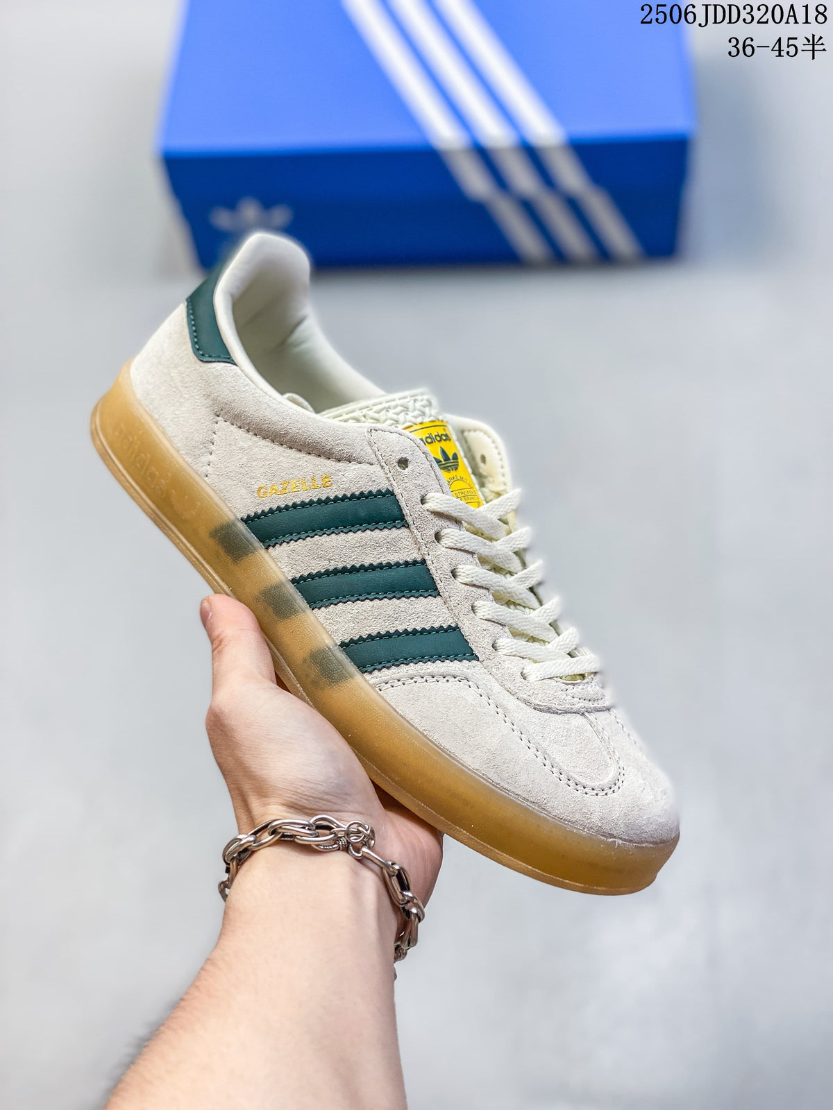Adidas Gazelle Suede Sneakers with Gum Sole