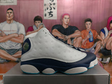 Jordan Basketball Sneakers Navy and White Obsidian